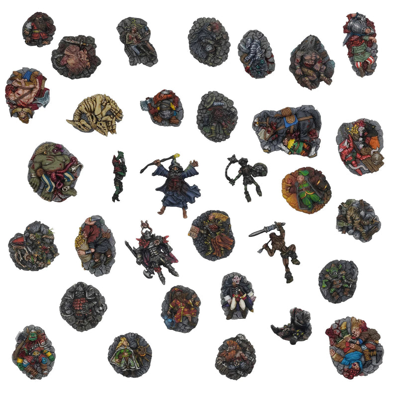 Mystery Metal Dice Set and Miniature! - RPG / DND Blind Bag!